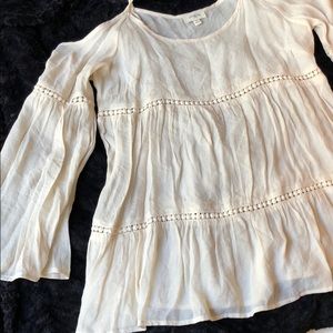 Flowy Open Shoulder Blouse